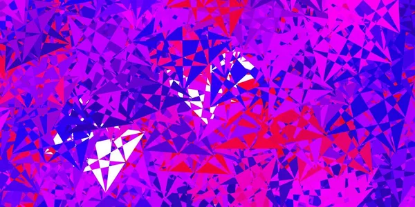 Dark Blue Červené Vektorové Pozadí Mnohoúhelníkovými Tvary Web Materiál Ilustrace — Stockový vektor