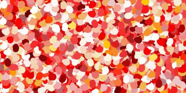 Açık kırmızı, soyut şekilli sarı vektör şablonu. Gradyan rastgele formlarla modern soyut illüstrasyon. İşiniz için akıllı tasarım.