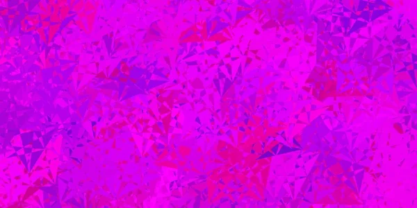 Светло Розовая Голубая Векторная Компоновка Треугольными Формами Треугольные Фигуры Красочным — стоковый вектор