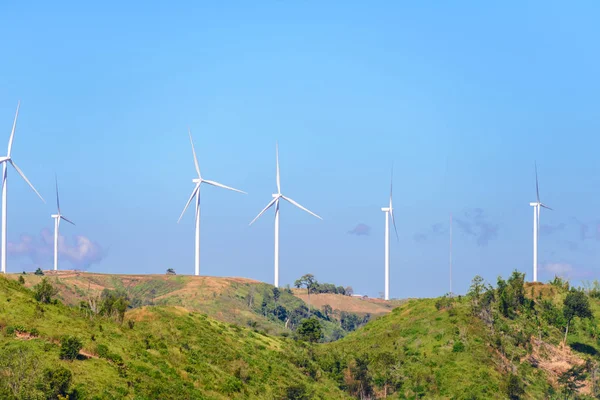 Rüzgar türbini rüzgar elektrik enerjisi yapım Dağı'nda