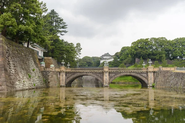 Fosso Ponte Área Palácio Imperial Tóquio Localizado Ala Chiyoda Tóquio — Fotografia de Stock