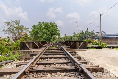 Demiryolu Köprüsü kanal - demiryolu manzara