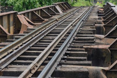 Demiryolu Köprüsü kanal - demiryolu manzara