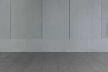 Modern bir evde, ürün görüntüleme, arka plan için boş alan için iç şablon boş oda