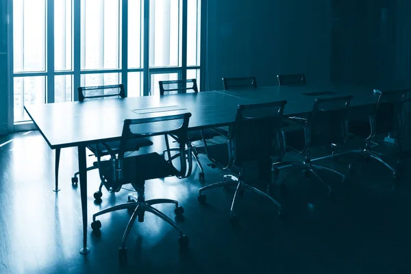 Tafel Stoelen Kantoor Vergaderzaal Lege Vergaderzaal — Stockfoto