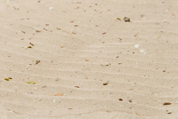 해변에서 모래에 나선형 패턴 디자인 — 스톡 사진
