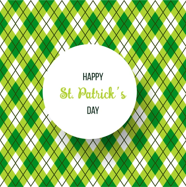 Saint Patricks Day Card med Treasure av Leprechaun, Green Hat och leprechaun — Stock vektor