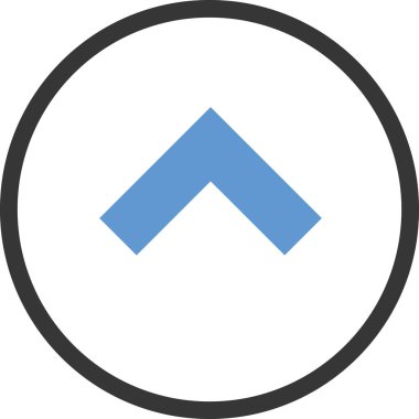 Beyaz arkaplanda izole edilmiş ok simgesi, vektör illüstrasyonu