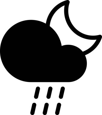 gece web vektör resimleme arkaplanı