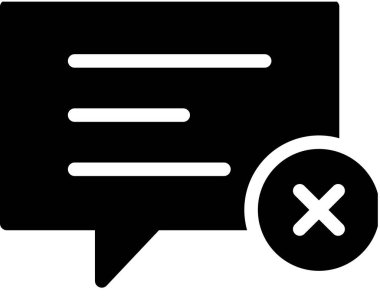 ileti simgesi, vektör illüstrasyonu