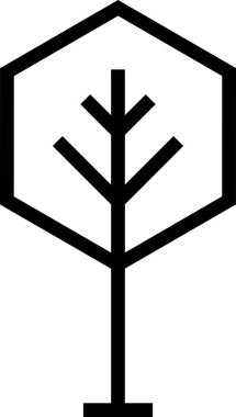 doğa ağacı illüstrasyon arkaplanı 