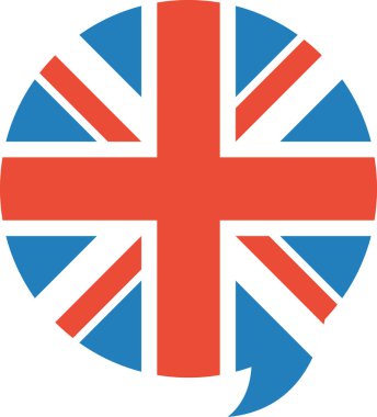 Birleşik Krallık vektör illüstrasyonunun bayrağı 