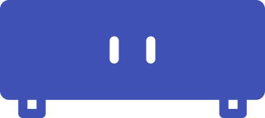 beyaz arkaplanda izole edilmiş dolap simgesi, vektör illüstrasyonu