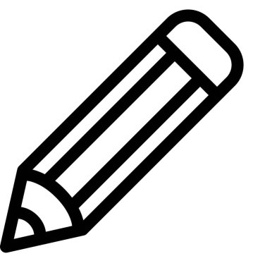 vektör illüstrasyon kalem, kalem 