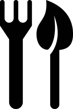 Beyaz arkaplanda izole edilmiş vegan simgesi, vektör illüstrasyonu