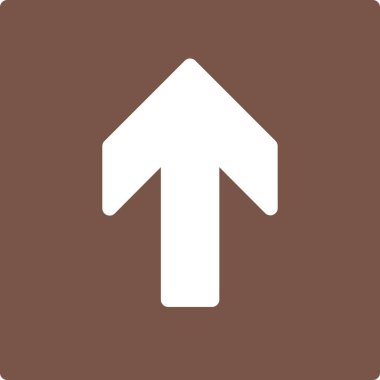 Beyaz arkaplanda izole edilmiş ok yönü, vektör illüstrasyonu