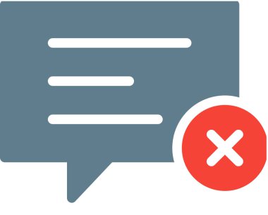 ileti simgesi, vektör illüstrasyonu