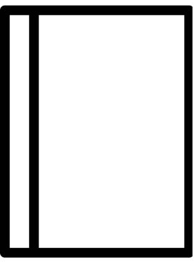 kitap düz simgesi, vektör illüstrasyonu  