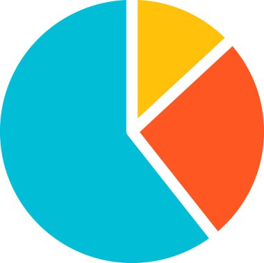 iş grafiği simgesi, analitik konsept, minimalist vektör illüstrasyonu