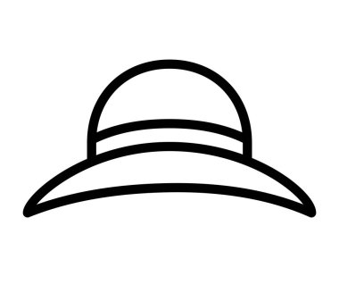 şık şapka vektör ilüstrasyonu 