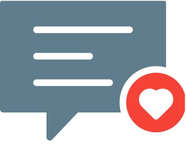 ileti simgesi, vektör illüstrasyonu