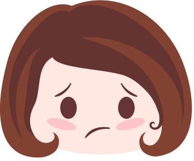 kız güzel vektör illüstrasyonu minimalistik 