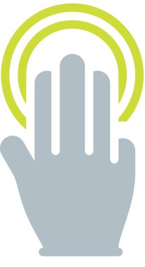 tap, el dokunuşu, parmak vektör çizimi