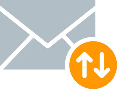 zarf, konsept gönder, vektör illüstrasyonu