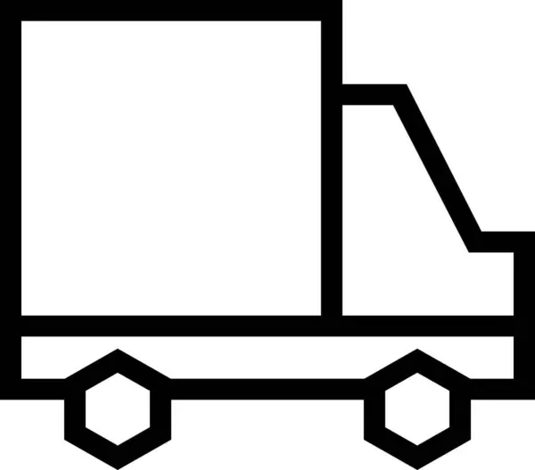 Shipping Icon Minimalistic Vector Illustration — Stock Vector