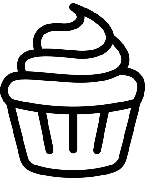 Köstliche Süße Kuchen Symbol Vektorillustration — Stockvektor