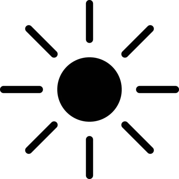 太陽と晴れた日のベクトル図 — ストックベクタ