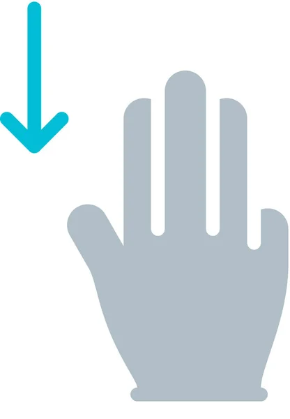 Swipe Hand Touch Finger — Stock Vector