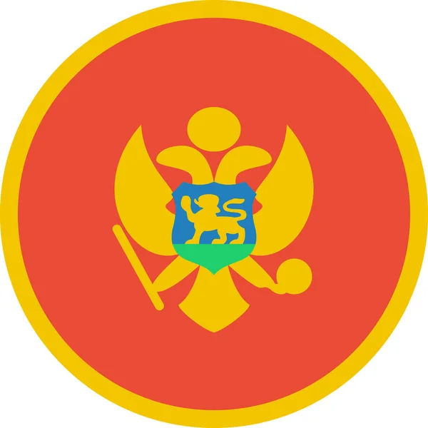 Montenegro 아이콘 Vector Illustration — 스톡 벡터