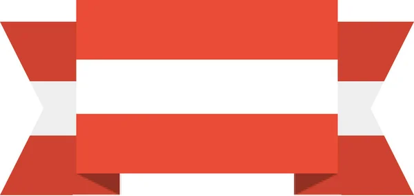 Bandera Austria Vector Ilustración — Vector de stock