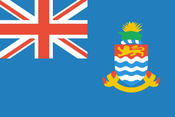 Cayman Islands Flat Icon Vector Illustration — 스톡 벡터