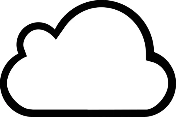 Cloud Vector Illustration Background — Stock Vector