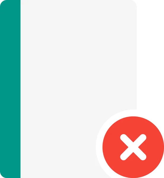 Удалить Вектор Значка Иллюстрация — стоковый вектор