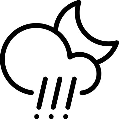 gece web vektör resimleme arkaplanı