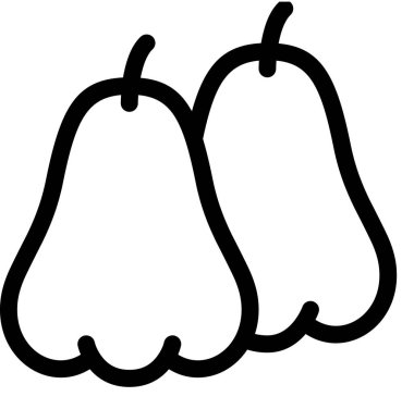 Armutların vektör şablonu