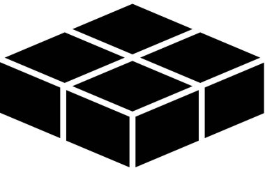 Beyaz arkaplanda izole edilmiş ay banh chung simgesi, vektör illüstrasyonu