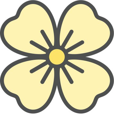 Çiçek yapraklarının güzel vektör çizimi 