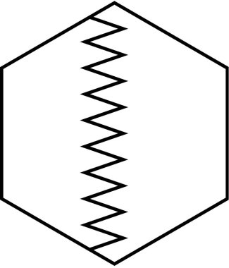 Katar vektör illüstrasyonunun bayrağı
