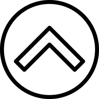 Beyaz arkaplanda izole edilmiş ok yönü, vektör illüstrasyonu