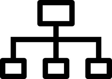 yapı simgesi, minimalist vektör illüstrasyonu