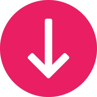 Beyaz arkaplanda izole edilmiş ok yönü, vektör illüstrasyonu