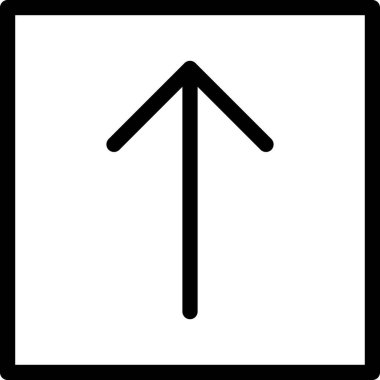 Beyaz arkaplanda izole edilmiş ok yönü, vektör illüstrasyonu