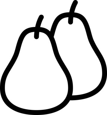 Armutların vektör şablonu