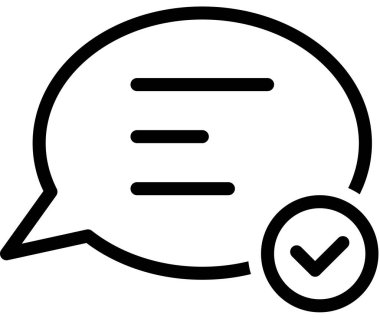 ileti simgesi, vektör illüstrasyonu