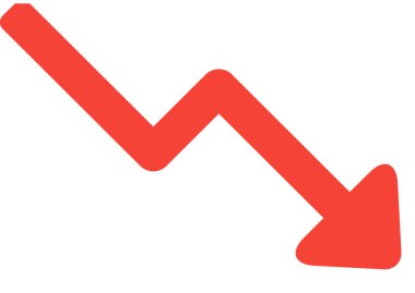 Beyaz arkaplanda izole edilmiş ok simgesi, vektör illüstrasyonu