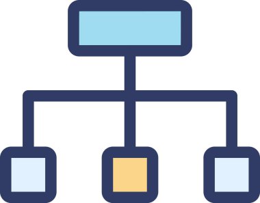 sitemap simgesi, asgari vektör illüstrasyonu